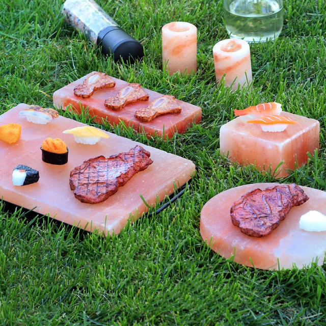 Pitillera Sütő Pan Sós Tégla Himalayan Ásványi Kőzet Bbq Borad 1Pc Nehéz Cook Természetes Fűszeres Patak Szoba