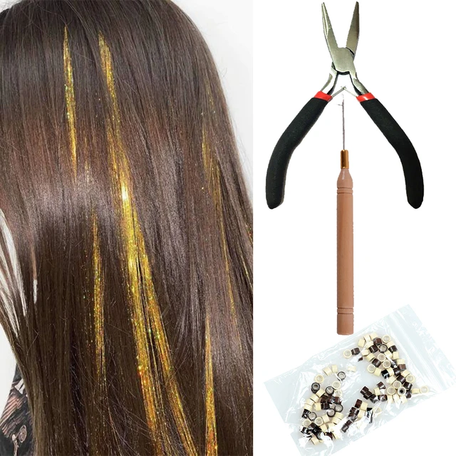 Accessoires coiffure,Extension de perruque synthétique avec fil