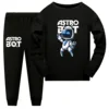 New Hot Game Astro Bot Clothes Kids Astrobot Pajama Sets Boys Autumn Long Sleeve Pullover Tops Legging 2pcs Sets Girls Sleepwear 3