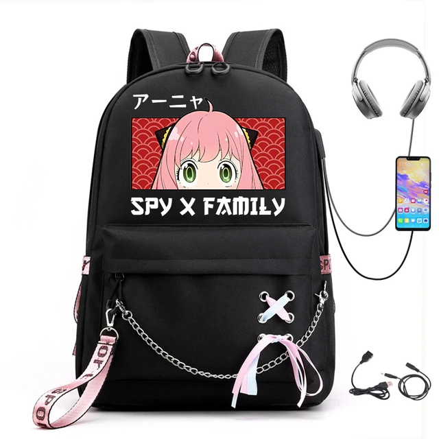 School Anime Backpacks  Spy X Family Backpack  School Bags  Schoolbag   Bookbag  Usb  Aliexpress