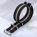 Black beige strap