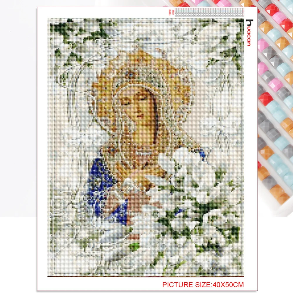 Huacan Diamond Painting Icons Art Kits Full Square/Round Diamonds Embroidery Religion DIY Decorations Home diamond painting