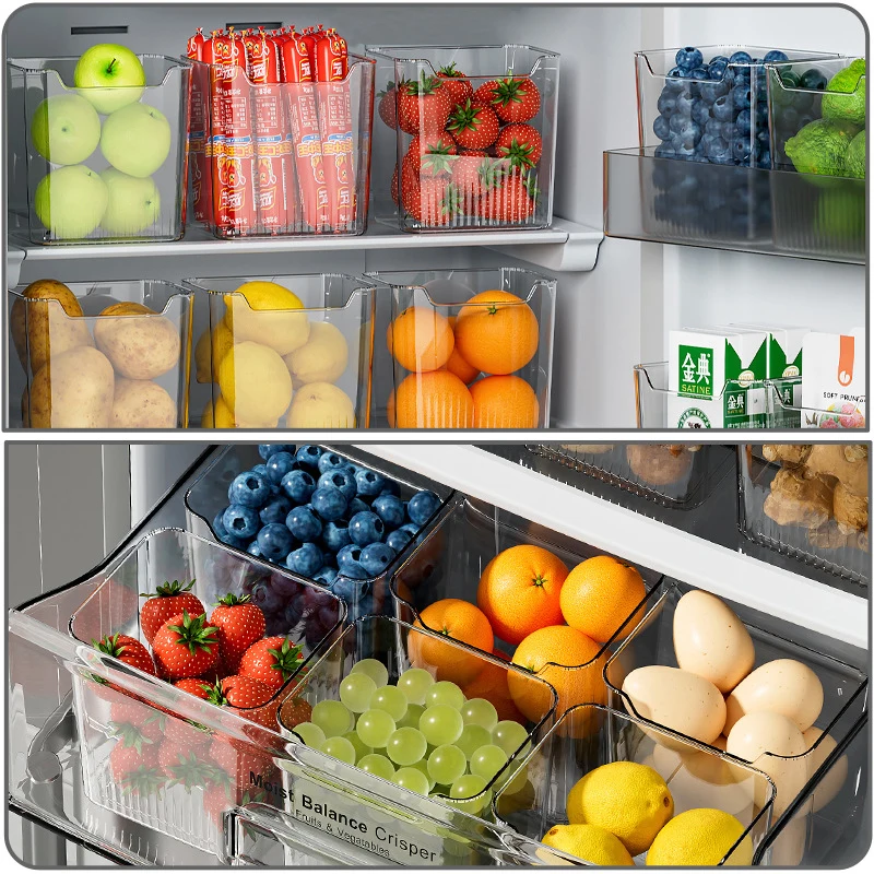 Refrigerator Storage Box 1PCS for Food Vegetable Fruit Eggs