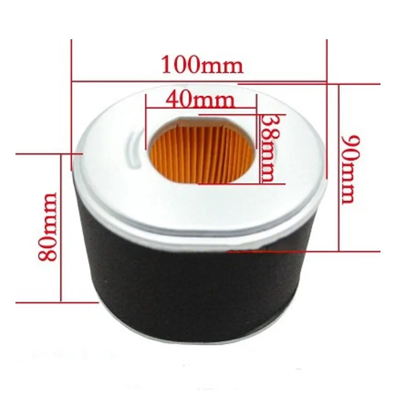 Element Air Filter Replacement Parts For Honda GX240 GX270 8HP 9HP Engine 17210-ZE2-822 Prefilter Foam Durable 5