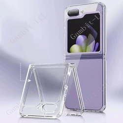 Shockproof Silicone TPU Anti-Falling Case for Galaxy Z Flip3 (Clear)