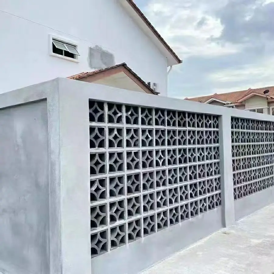 30Cm Hollow Flower Brick Cement Mold, Hollow Design Window Pane, Chinese Style Enclosure Ventilation Partition Decorative Grid