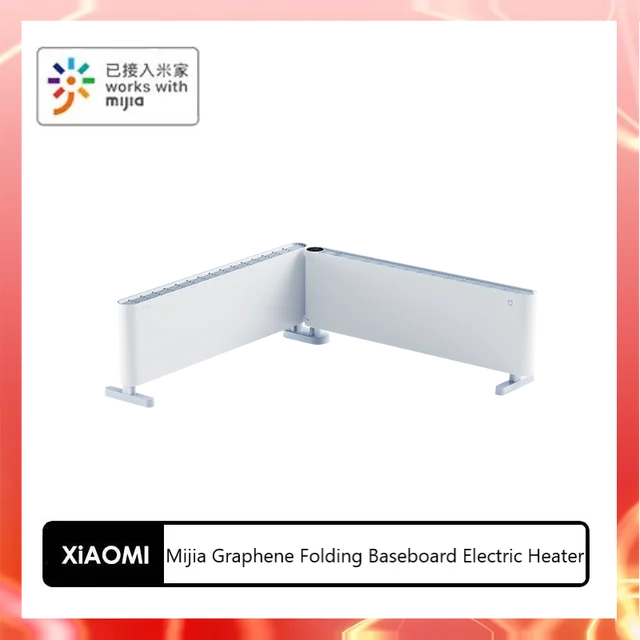 Xiaomi Mijia Graphene Folding Baseboard Electric Heater Ultra-thin Edition  TJXDNQ05ZM work with Mijia APP Convection Heating - AliExpress