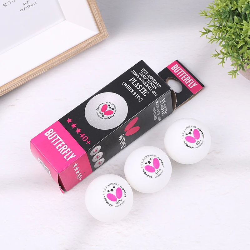 

Butterfly Samsung Table Tennis Professional 40+ 40mm High Quality Of Table Tennis Balls Table Tennis Balls Three-star Level