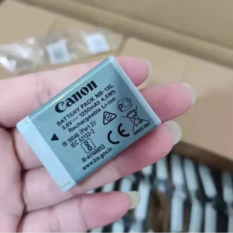

100% оригинальное зарядное устройство 1250 мАч для камеры Canon NB-13L NB13L SX740 SX730 SX720 SX620 G9X G9X2 G7X G7X2 G7X3 G5X G5X2 G1X3
