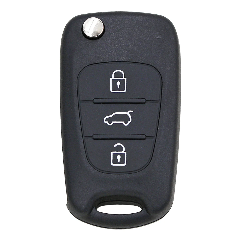 3 Buttons replacement blank flip remote key shell case for Hyundai I30/IX35 I20 IX20 Verna Accent Solaris Elantra