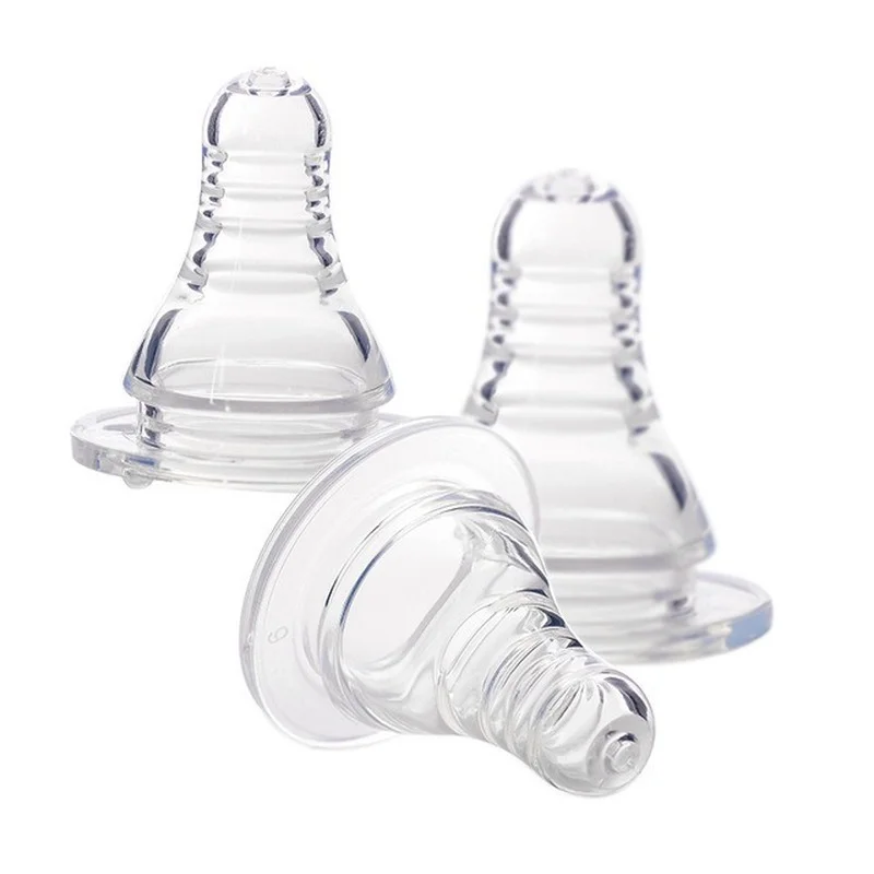 Natural Flow Replacement Nipple for Baby Feeding Bottle