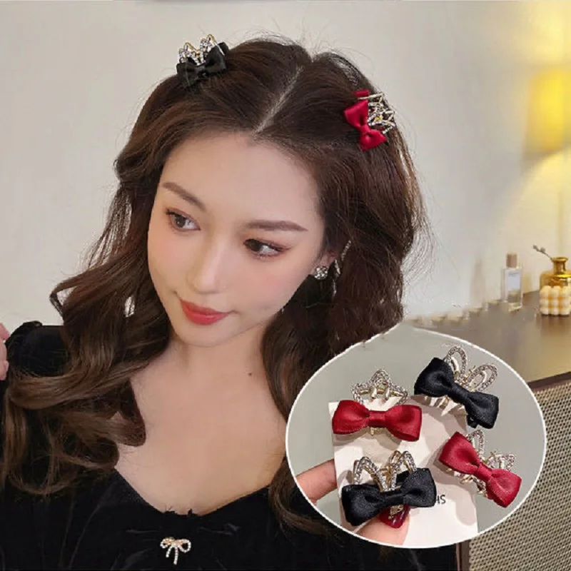 

New Claw Clip Women Braided Hair Small Butterfly Hair Claw Girl High Ponytail Fixed Hairpin Fashion Hair accessories Headwear