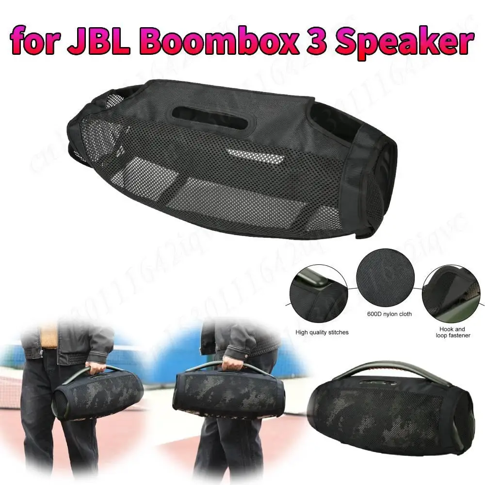 Speaker Protective Case Cover for JBL Boombox 3 Speaker Accessories Speaker Dust Cover Case Speaker Cover Mesh Slip Cover