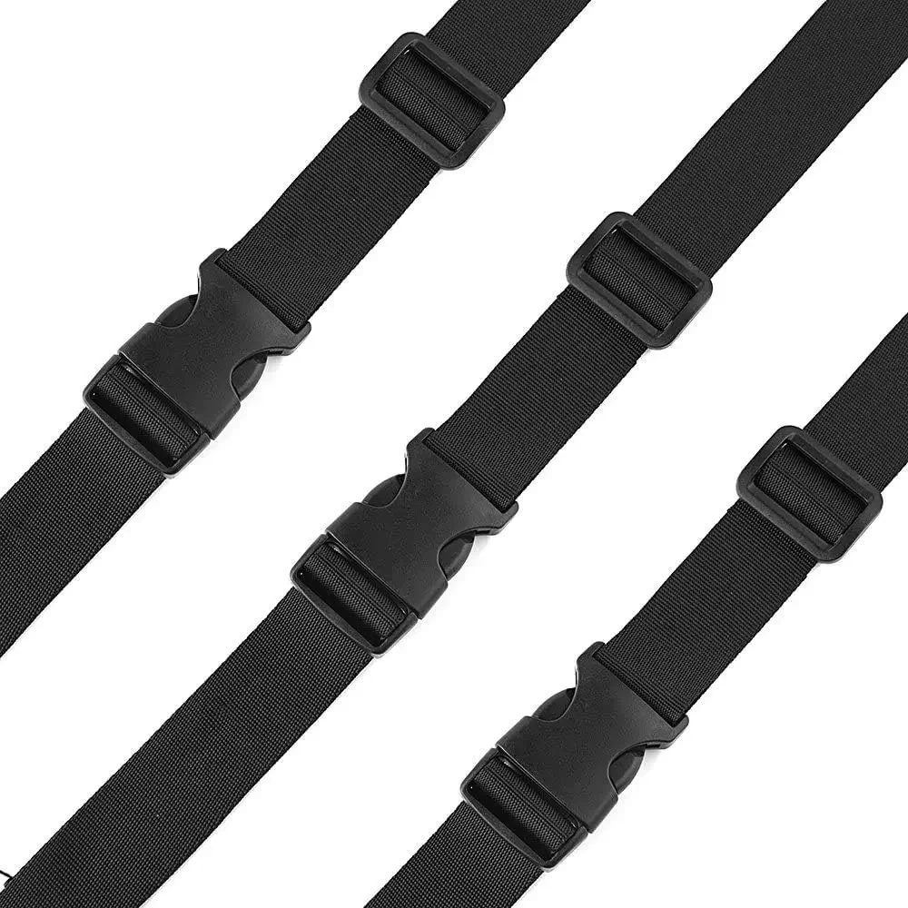 Nylon Webbing Strap Kit with Side Release Buckles and Tri-Glide Slides