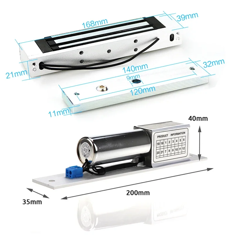 5YOA RFID Access Control System Safe Electronic Gate Opener Home Garage Digital Set Eletric Magnetic RFID Smart Door Lock Kit - 5