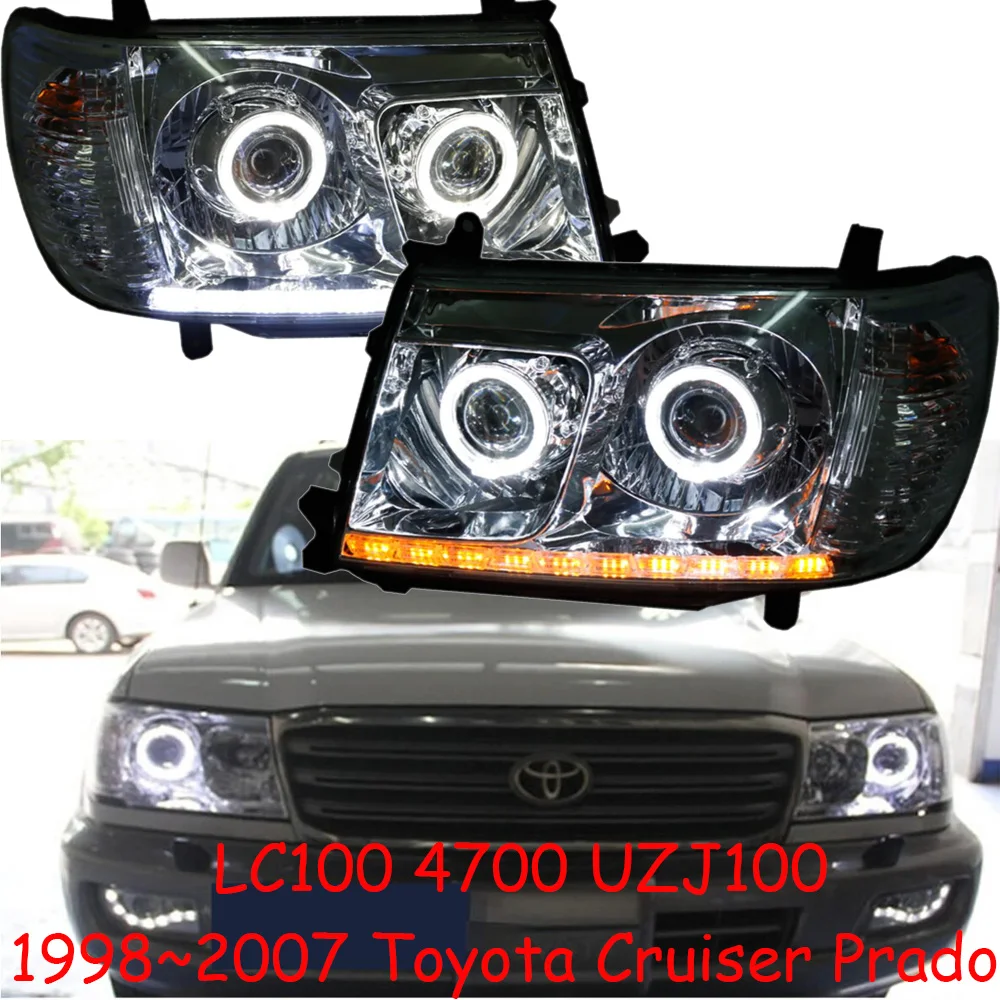 

Автомобильный бампер FJ100 фара Toyota Cruiser Prado LC100 фасветильник 4700 UZJ100 автомобильные аксессуары для дневного света prado