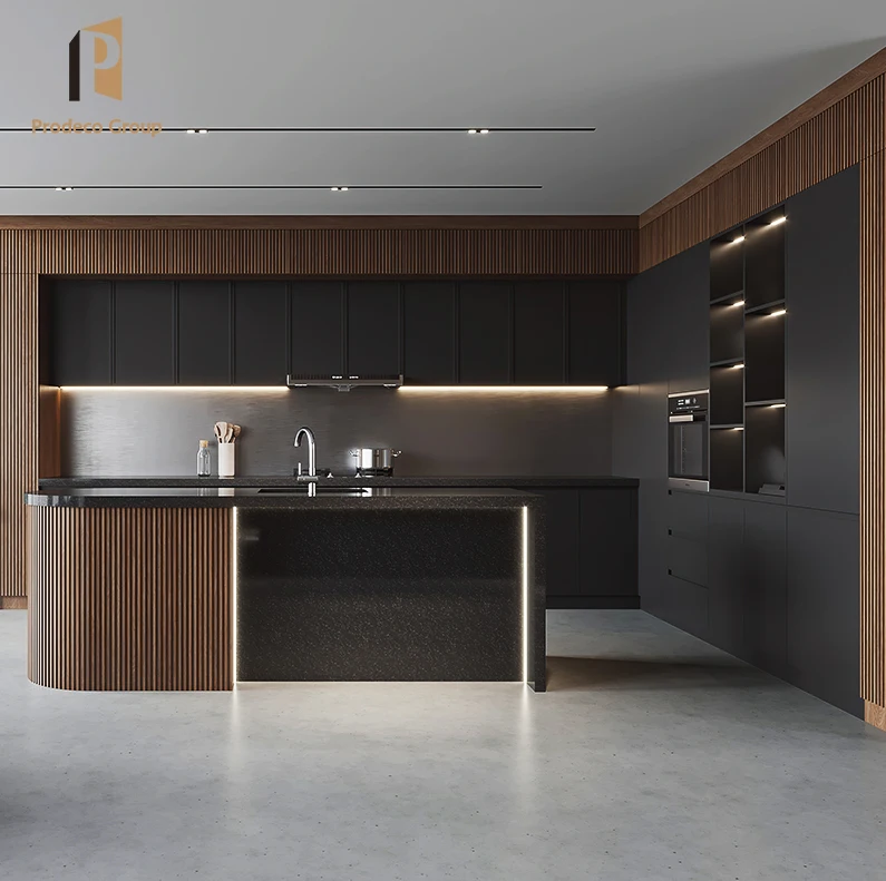 Popular Wooden Modern Designs Kitchen Cabinets Furniture Kitchen Cabinet For Project