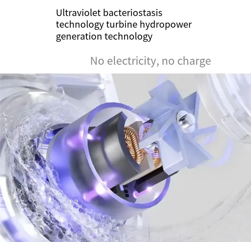 Water Purifier Faucet Youpin Water-power Sterilization Ultraviolet Deep Sterilization 8-stage Fine Filtration Heating Faucet