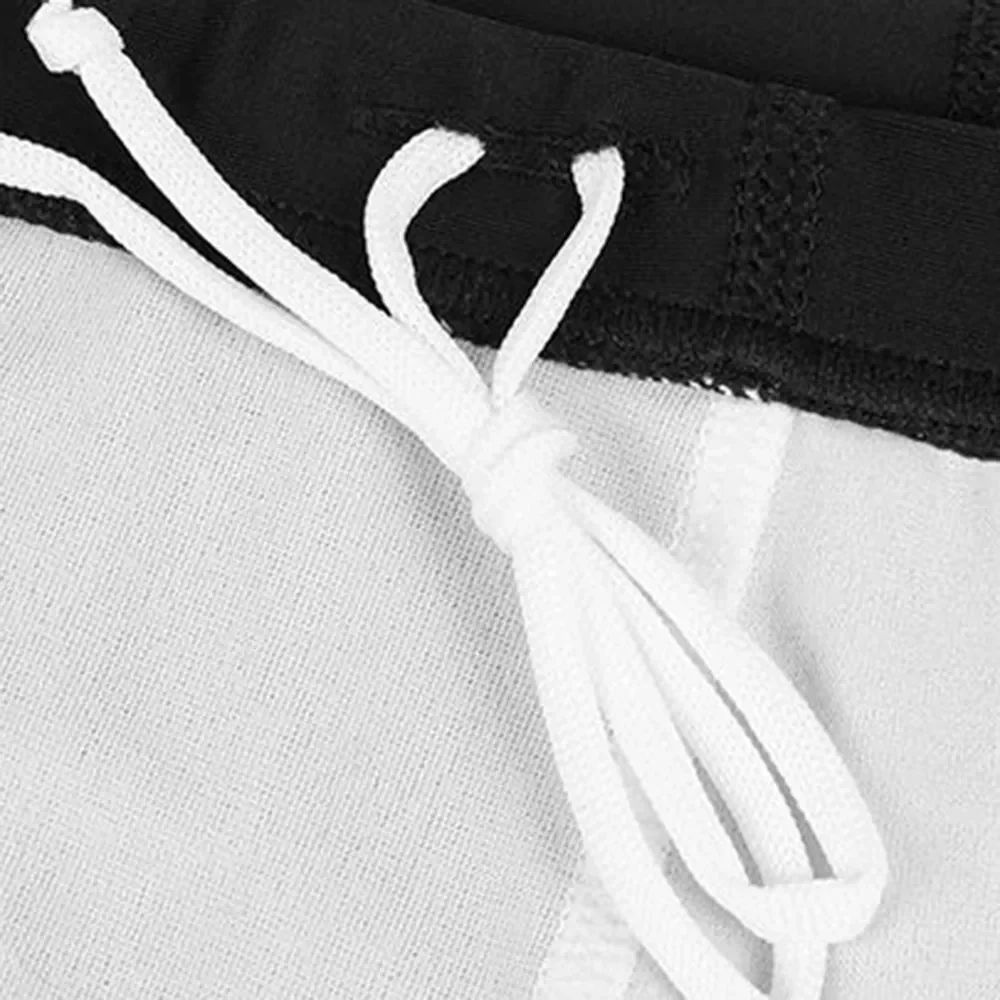 New Swimsuit Mens Swimming Trunks Sexy Swimwear Quick-dry Boxer Shorts Tight Swim Trunks Plus Size Quick Dry Swimming 5