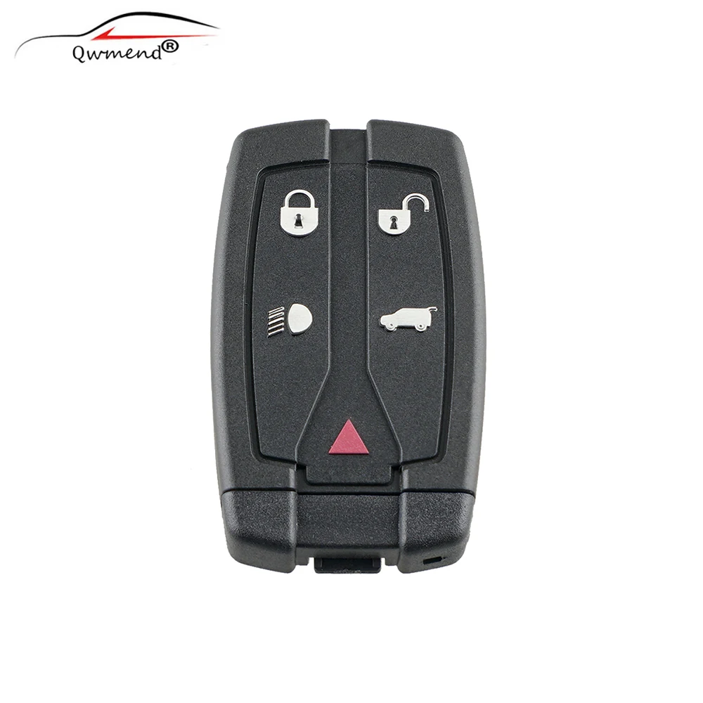 

QWMEND 5 кнопок сменный корпус дистанционного автомобильного ключа для Land Rover Freelander 2 3 автомобильный брелок с необработанным лезвием