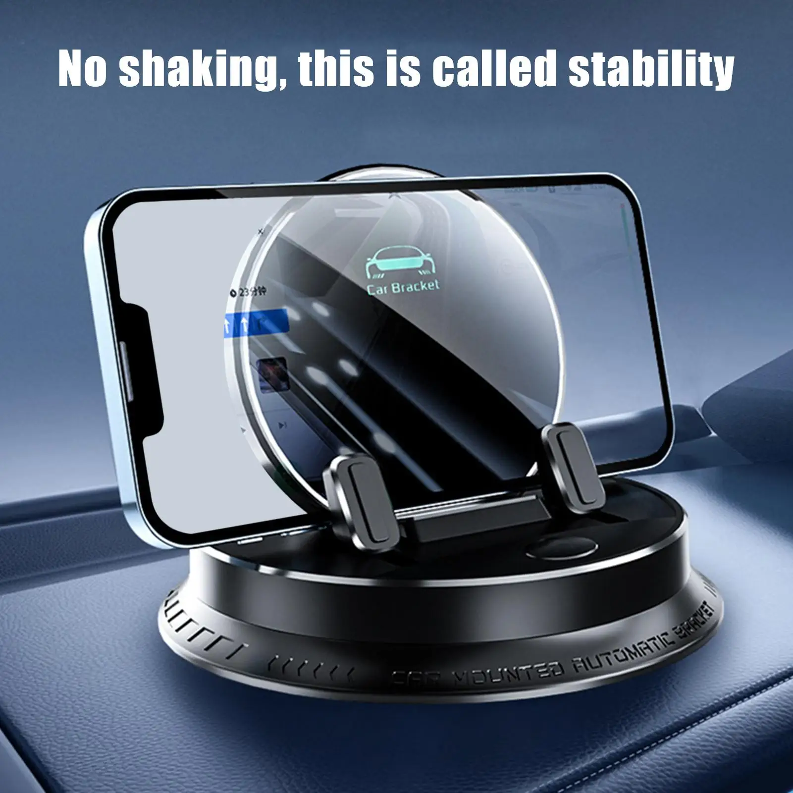 Car Dashboard Phone Holder 360 Degrees Rotation Phones Holder Mount Smart Sensing Cellphone Support for Automobile accessories