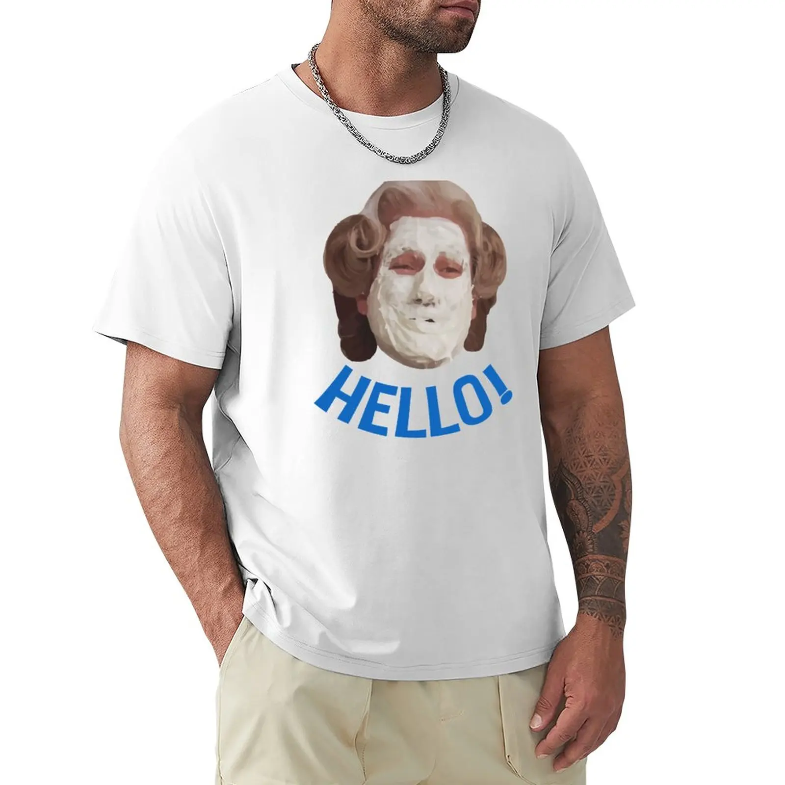 

Doubtfire Hello T-Shirt funnys vintage quick drying workout shirts for men