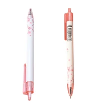 Stylos à pression à Gel H05B de 0.5mm, 2 paquets, jolis stylos à encre noire pour écriture, journal intime, prise de Notes