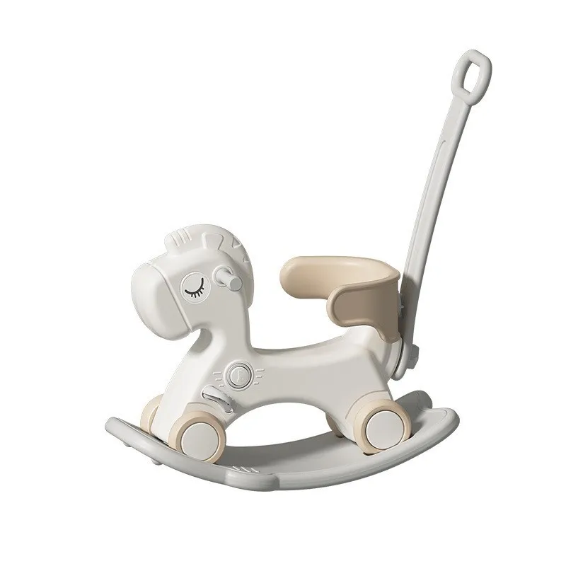 Baby Rocking Horse 2 In 1 Children's Rocking Horse Toys Yo-yo Home Fall Prevention
