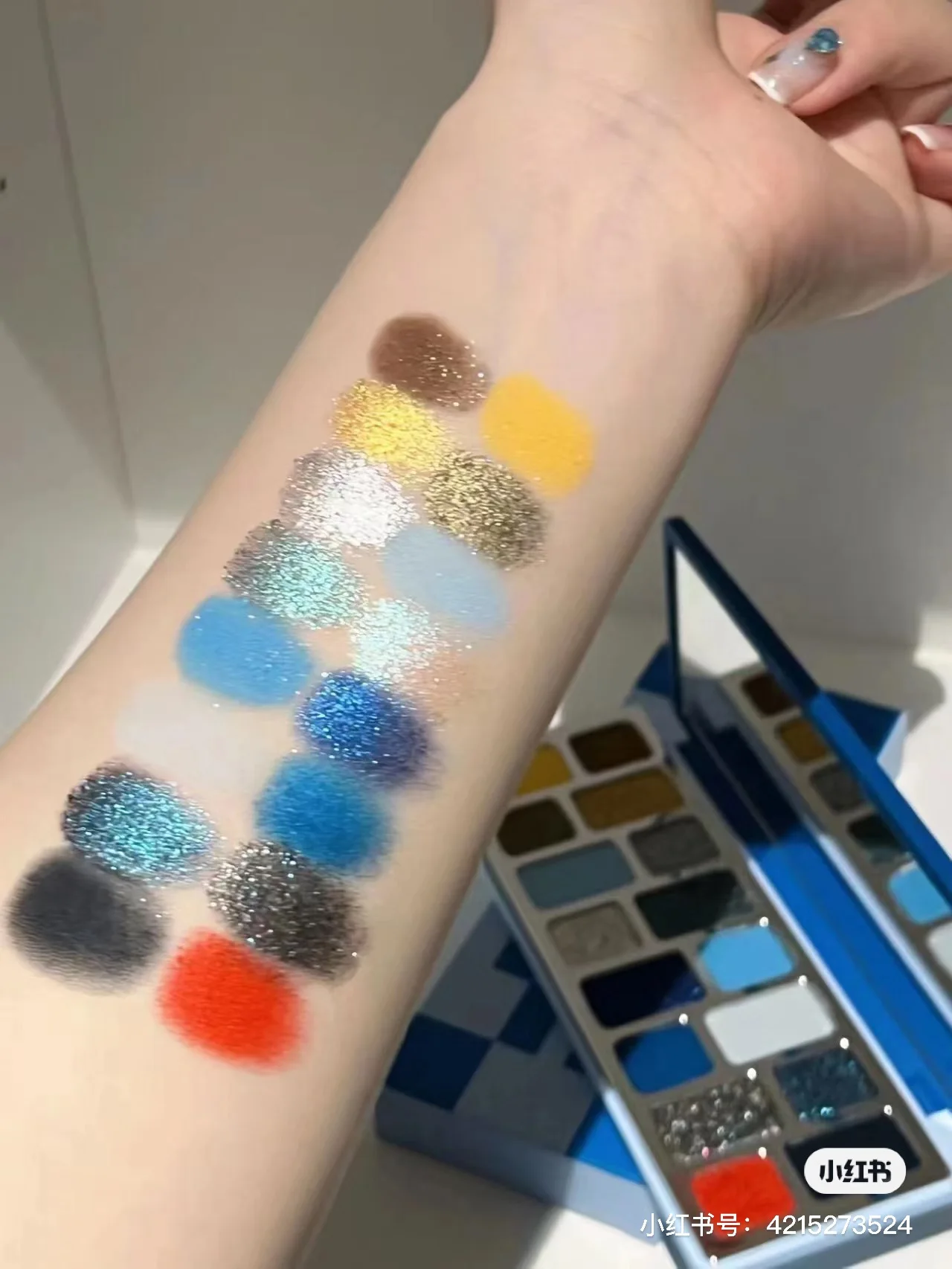 QianYan-لوحة ظلال عيون غير لامعة ، لوحة مكياج ، ور...