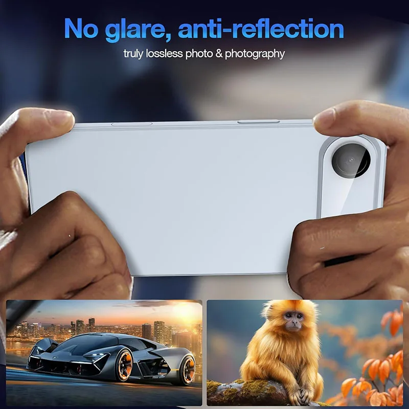 3D Clear Tempered Glass Camera Lens Protector