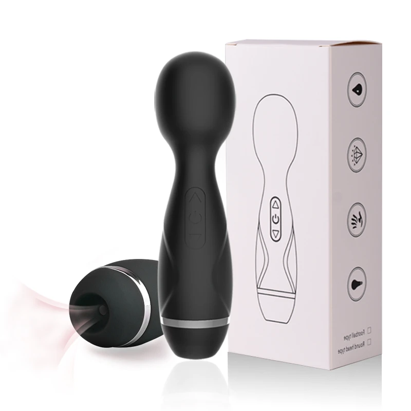 New Female Masturbator 8 Modes Powerful AV Wand Vibrator Clitoral G-spot Vibrator Magnetic Rechargeable Massager Adult Sex Toys