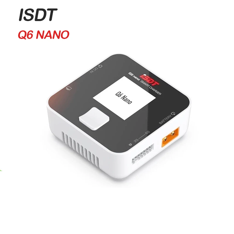 

1 шт. ISDT совершенно новое Q6 NANO умное зарядное устройство 200 Вт 8A 2-6S Lipo батарея интеллектуальное балансирующее зарядное устройство для Lilon LiPo LiHV NiMH Pb RC