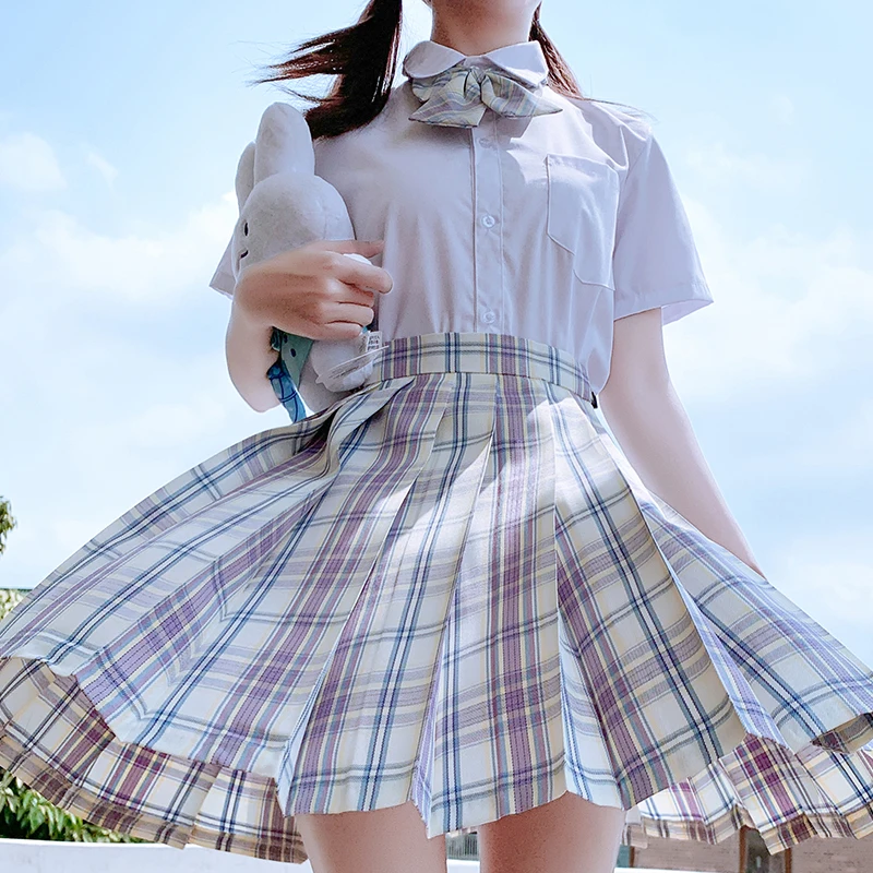  Ϻ б  콺 ø ĿƮ Ÿ Ǯ Ʈ,  10  ѱ л JK Seifuku Kawaii Plaid Skirt