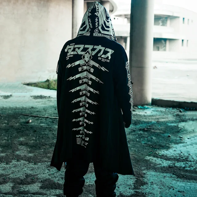 Hooded Tactical Trench Coat 1