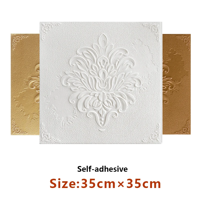 

12 Pieces 3D Wall Panel Home Decor Waterproof 3D Wall Sticker Living Room Apartment New Design Pattern Self Adhesive Wallpaper