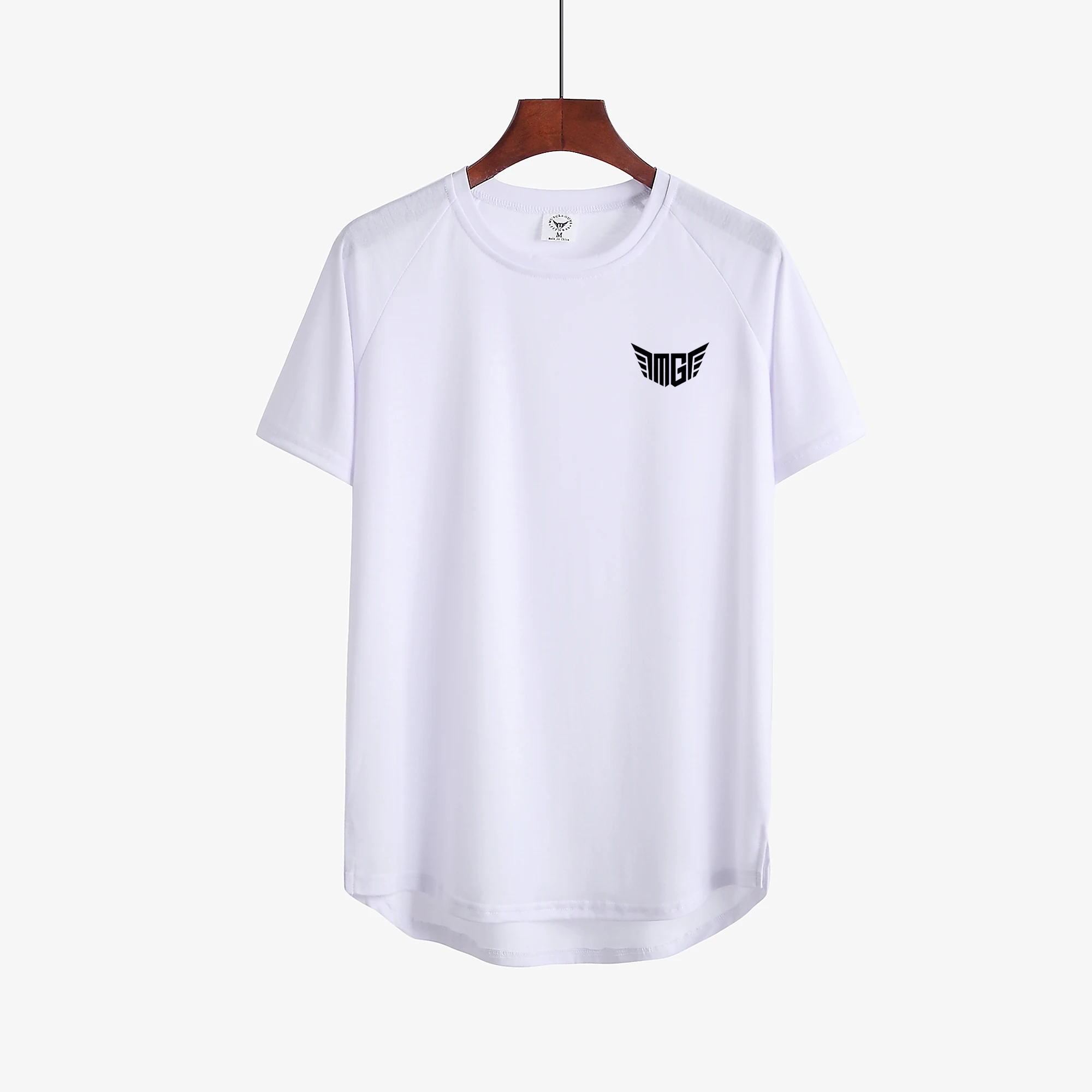 

Мужская спортивная компрессионная хлопковая футболка с коротким рукавом, дышащая Облегающая рубашка, женские топы для бега и пробежек с круглым вырезом