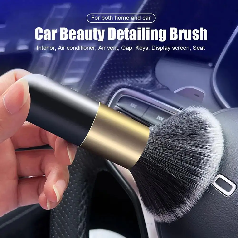 

Car Interior Cleaning Brush Air Conditioner Air Outlet Artifact Car Crevice Brush Cleaning Dust Removal Auto Cleaner Tool F9b1