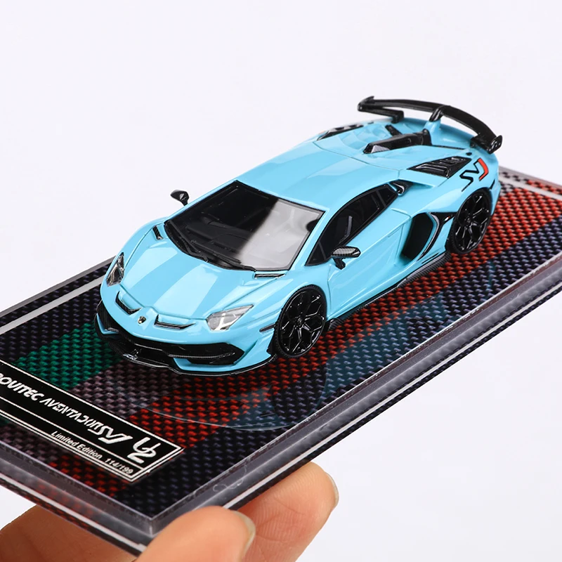 U2 1:64 Novitec Aventador SVJ LP770 Resin Model Car Limited