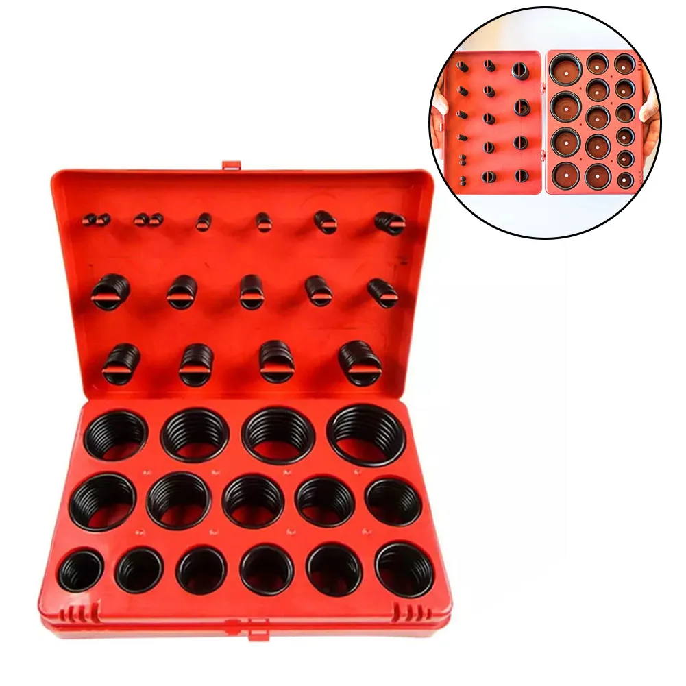 O-Ring Case O-Ring Assortment Sealing Wear Resistant Plastic Storage Box Deformation Resistant Good Elasticity