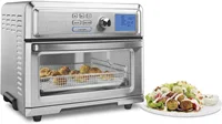 Cuisinart Air Fryer Toaster Oven, Digital Display, Digital 1800 Watt, Adjustable Temperature and Controls, Stainless Steel 2