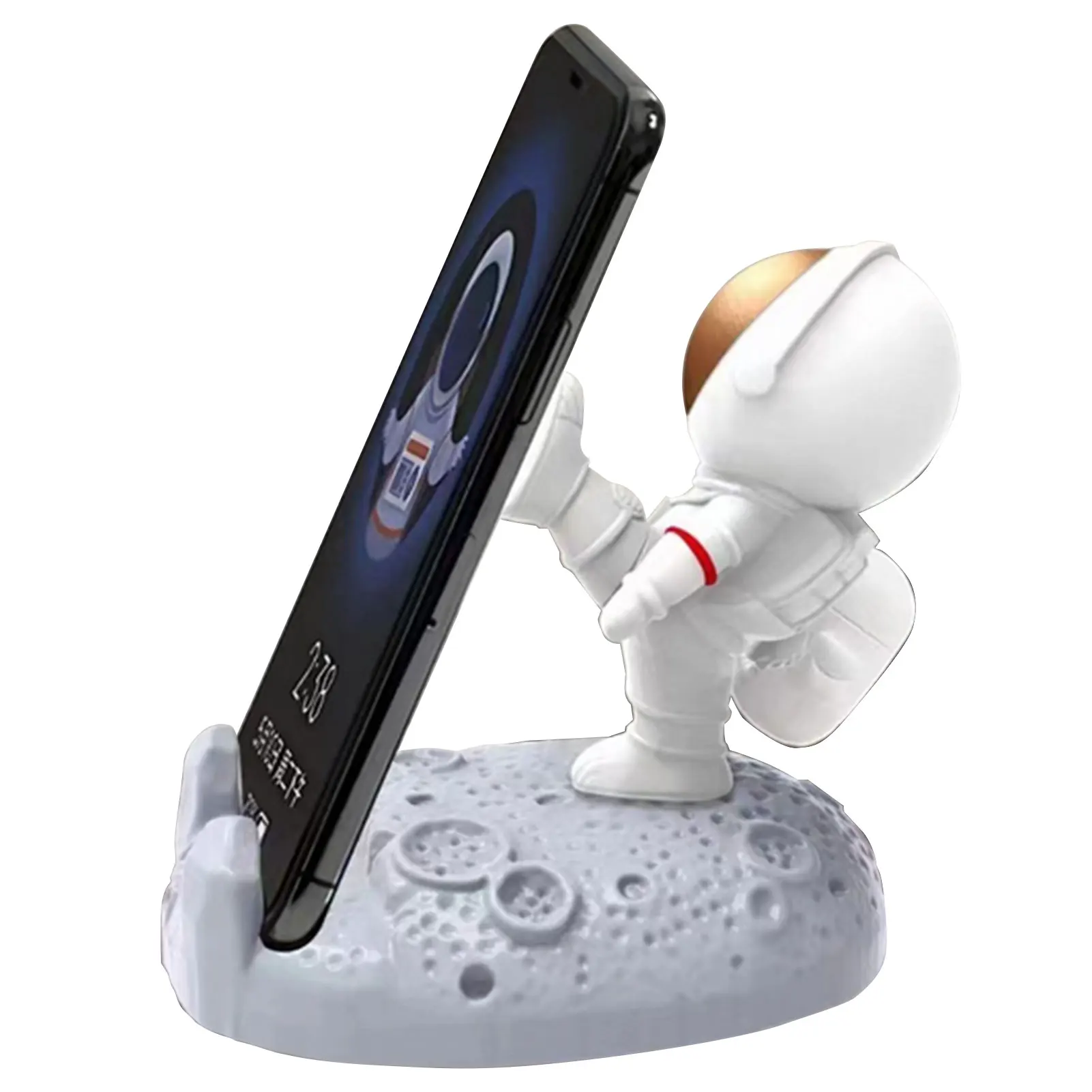 Astronaut Cell Phone Stand ABS Novelty Portable Phone Desk Holder For