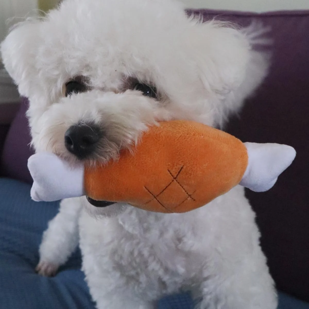 1Pc Brown Chicken Leg Bone Pet Funny Plush Toy,Creative Pet Chew Pet&rsquo;s Teeth Toys,Interactive Sound Toys,for Dogs and Cats