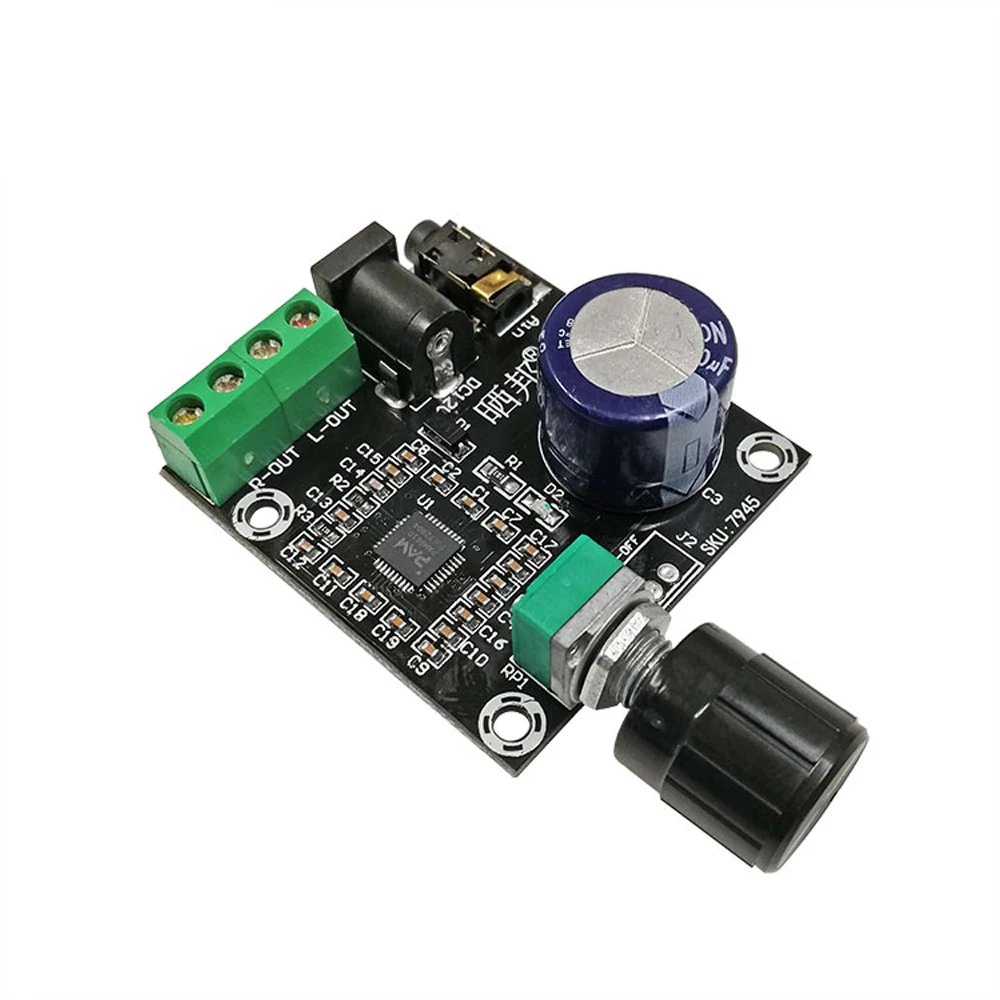 

DC 12V 20mA Super Slim 2 x 15W PAM8610 Class D Digital Dual Power Audio Amplifier Drive Driver Module Driver Board