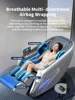 Jinkairui 4D Massage Chair AI Smart Health Care Shiatsu Air Compression Full Body Zero Gravity Leisure Sofa Bluetooth Speaker 6