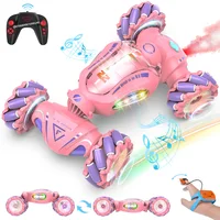 4 Wheel Drive RC Cars 1:16 Radio Gesture Induction Remote Control Stunt Car Off Road On Road Kids Toy Car with Light Music Toys 1