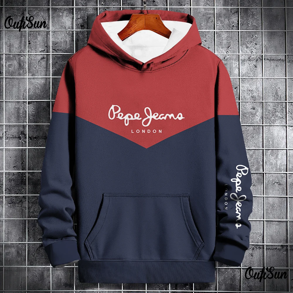 

2024 Hoodies For Men 3d Letter Printed Men's Pullover Street Designer Long Sleeved Loose Oversized Tops Daily Casual Sportswear