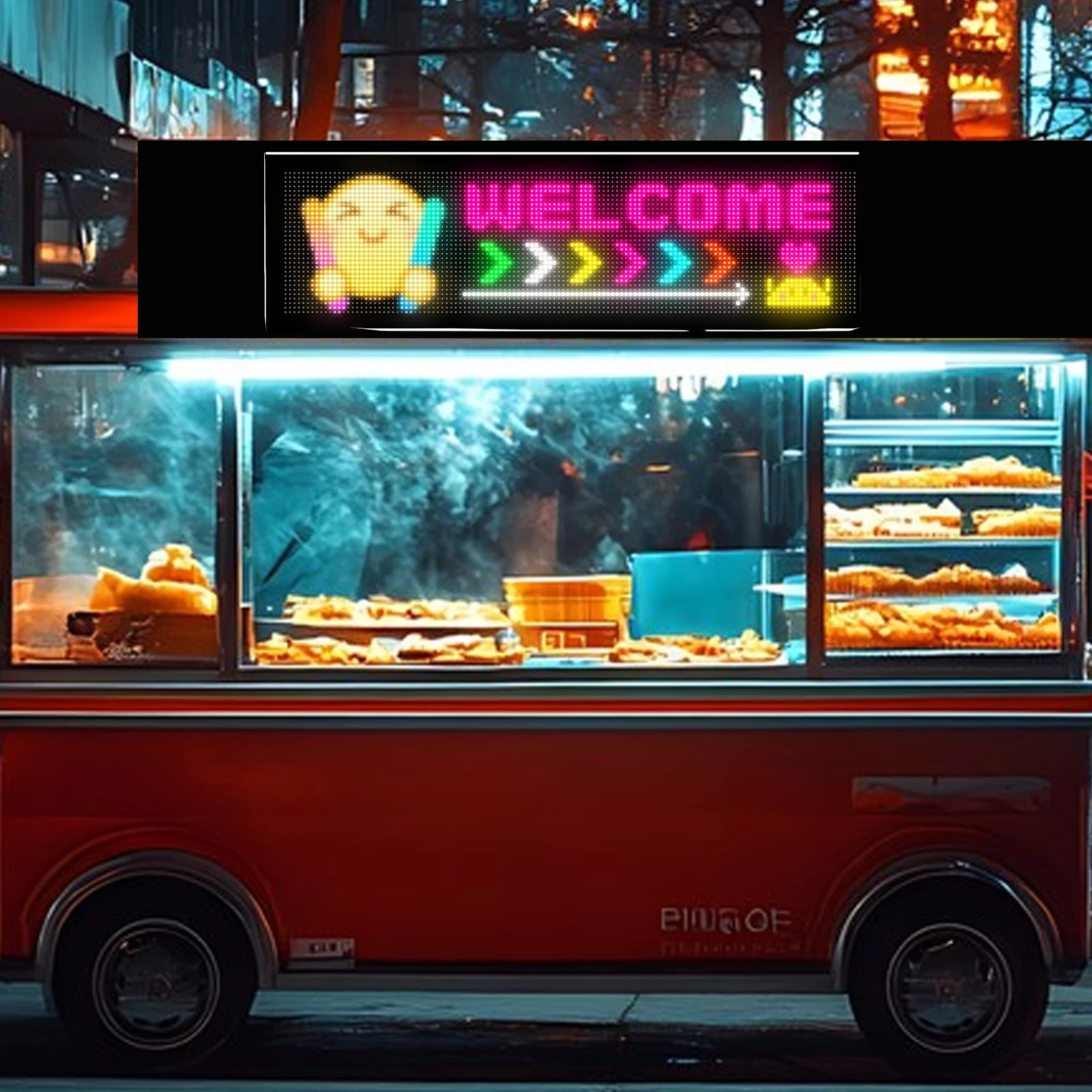Programmable LED Matrix Panel Light Flexible Screen Display Animation Message Scrolling Sign APP Control For Shop Bar Party led light led display light led signs led panel