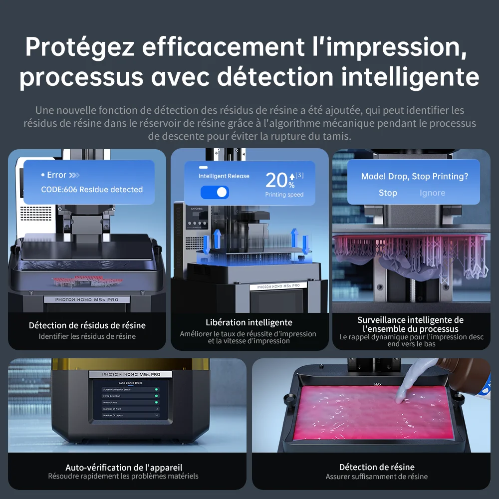 ANYCUBIC Photon Mono M5s Pro Imprimante 3D Résine Ultra 14K - ENCORE SOUS GARANTIE - Loisirs créatifs