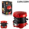 Mini Electric Burger Sandwich Maker Machine Non Stick 220V 110V Toaster Grill Baking Pancake Pan for Bread Kitchen Home 4