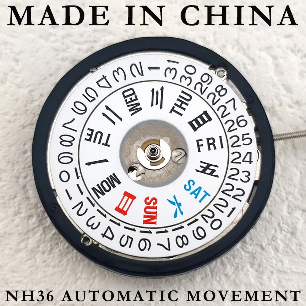 2813 Mouvement de montre Mouvement de calendrier unique Pièces d